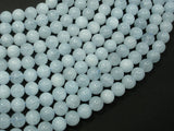 Aquamarine Beads, 7.8mm Round-Gems: Round & Faceted-BeadXpert