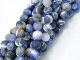 Matte Sodalite Beads, 10mm (10.5mm) Round Beads-Gems: Round & Faceted-BeadXpert