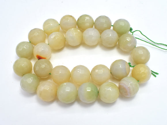 AGATE BEADS, 14MM FACETED ROUND-Agate: Round & Faceted-BeadXpert