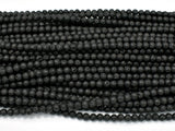 Black Lava Beads, Round, 4mm-Gems: Round & Faceted-BeadXpert