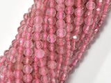 Strawberry Quartz Beads, 3mm (3.3mm) Micro Faceted Round-Gems: Round & Faceted-BeadXpert