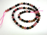 Watermelon Tourmaline Beads, 6mm Round Beads-Gems: Round & Faceted-BeadXpert