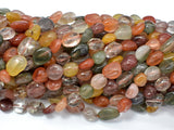 Mixed Rutilated Quartz, Approx 5x7mm Nugget Beads-Gems: Nugget,Chips,Drop-BeadXpert