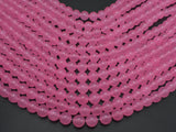 Sponge Quartz Beads-Pink, 8mm Round Beads-Gems: Round & Faceted-BeadXpert