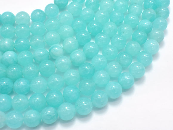 Jade Beads-Amazonite, 8mm-Gems: Round & Faceted-BeadXpert