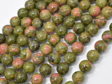 Unakite Beads, 8mm( 8.4mm) Round Beads-Gems: Round & Faceted-BeadXpert
