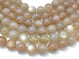 Gray Moonstone, 10mm Round Beads-Gems: Round & Faceted-BeadXpert