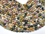 Ocean Jasper, Approx 6x8mm Nugget Beads-Gems: Nugget,Chips,Drop-BeadXpert