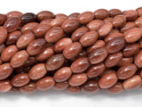 Goldstone Beads, 8x12mm Rice Beads-Gems:Assorted Shape-BeadXpert