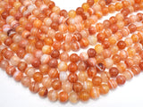 Natural Banded Agate, Striped Agate, 10mm-Gems: Round & Faceted-BeadXpert