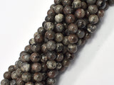 Natural Glowing Yooperlite 8mm (8.5mm) Round Beads-BeadXpert