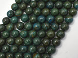 Green Wood Jasper Beads, 8mm (8.3mm)-Gems: Round & Faceted-BeadXpert