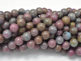 Ruby in Kyanite, Ruby Apatite, 10mm Round-Gems: Round & Faceted-BeadXpert