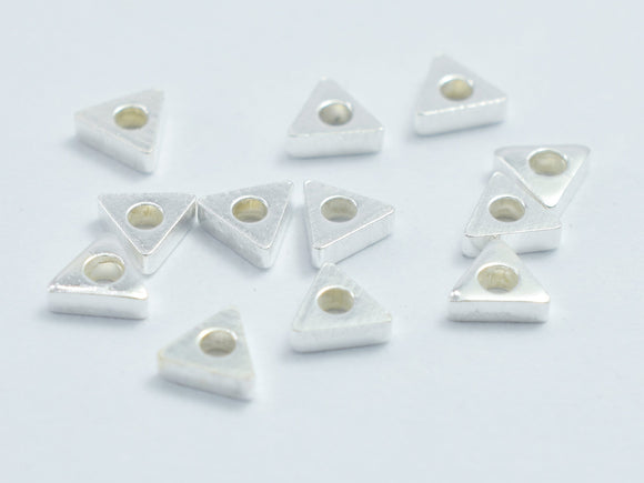40pcs 925 Sterling Silver Beads, 3x3mm Triangle Spacer-BeadXpert