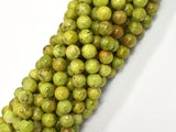 Green Opal 8mm Round Beads, 15.5 Inch-BeadXpert