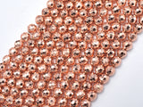 Hematite Beads-Rose Gold, 6mm Faceted Round-Gems: Round & Faceted-BeadXpert