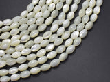 Mother of Pearl, MOP, White, 6x9mm Rice-BeadXpert