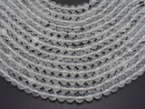 White Moonstone Beads, 8mm (8.3mm) Round-Gems: Round & Faceted-BeadXpert