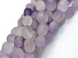 Matte Lavender Amethyst, Light Purple, 11x15mm Nugget Beads, 15 Inch-Gems: Nugget,Chips,Drop-BeadXpert