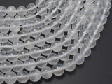 White Moonstone Beads, 8mm (8.3mm) Round-Gems: Round & Faceted-BeadXpert