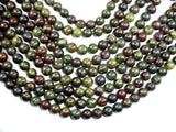 Dragon Blood Jasper Beads, 10mm Round Beads-BeadXpert