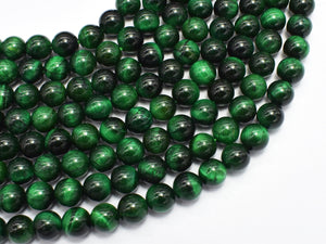 Tiger Eye-Green 8mm Round-BeadXpert