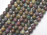 Ruby Apatite, Ruby in Kyanite, 8mm Round Beads-BeadXpert