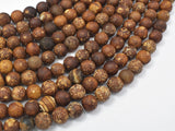 Crackle Tibetan Agate, 7.8mm Round Beads-Gems: Round & Faceted-BeadXpert