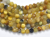 Tiger Eye Beads, 3.4x4.3mm Micro Faceted Rondelle-Gems:Assorted Shape-BeadXpert