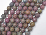 Ruby in Kyanite, Ruby Apatite, 10mm Round-Gems: Round & Faceted-BeadXpert