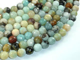 Amazonite, 10mm ( 10.5 mm) Faceted Round-Gems: Round & Faceted-BeadXpert