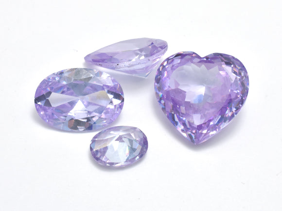 Cubic Zirconia Loose Gems- Faceted Heart, Oval, Pear, 1piece-Cubic Zirconia-BeadXpert