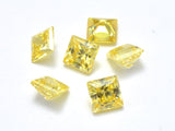Cubic Zirconia Loose Gems-Faceted Square, 1piece-Cubic Zirconia-BeadXpert