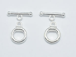 1set 925 Sterling Silver Toggle Clasps-Metal Findings & Charms-BeadXpert