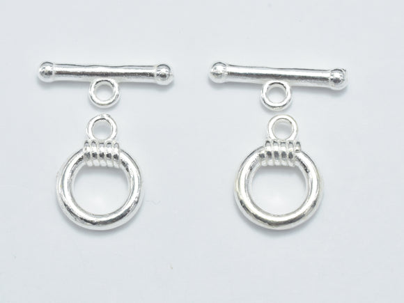 1set 925 Sterling Silver Toggle Clasps-Metal Findings & Charms-BeadXpert
