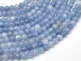 Jade Beads-Blue Gray, 6mm (6.3mm) Round Beads-Gems: Round & Faceted-BeadXpert