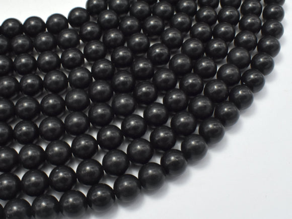 Genuine Shungite Beads, 8mm Round-Gems: Round & Faceted-BeadXpert