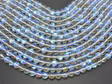 Mystic Aura Quartz-White, 8mm (8.5mm) Round Beads-Gems: Round & Faceted-BeadXpert