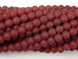 Matte Carnelian Beads, 6mm Round Beads-Gems: Round & Faceted-BeadXpert