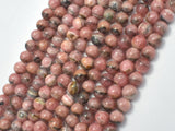 Rhodochrosite Beads, 6.5mm-7mm Round-Gems: Round & Faceted-BeadXpert