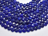 Jade - Blue 12mm Heart Beads, 15 Inch-BeadXpert