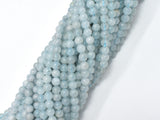 Genuine Aquamarine Beads, 4mm (4.7mm) Round beads-Gems: Round & Faceted-BeadXpert