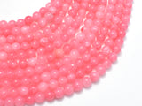 Jade Beads-Pink, 6mm Round Beads-BeadXpert