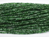 Malaysia Jade - Green, White, 4mm (4.5mm), Round-BeadXpert