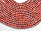 Pink Banded Jasper, 6mm Round Beads-Gems: Round & Faceted-BeadXpert