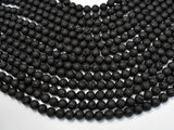 Black Lava Beads, Round, 8mm-Gems: Round & Faceted-BeadXpert