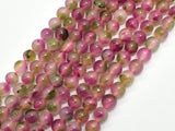 Jade-Fuchsia Green White 8mm Round-BeadXpert