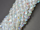 Mystic Aura Quartz-White, 8mm (8.5mm) Round Beads-Gems: Round & Faceted-BeadXpert