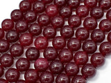 Jade Beads-Ruby, 10mm Round Beads-Gems: Round & Faceted-BeadXpert