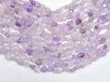 Lavender Amethyst, 6x8mm Nugget Beads, 15.5 Inch-BeadXpert